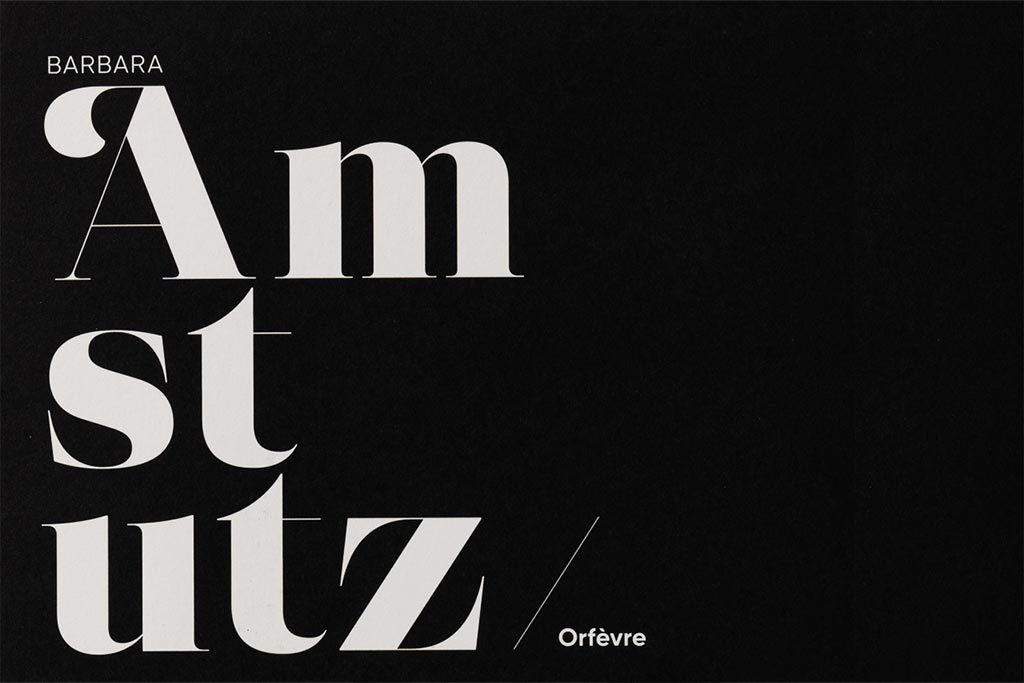 Carton d'invitation pour l'exposition Amstutz