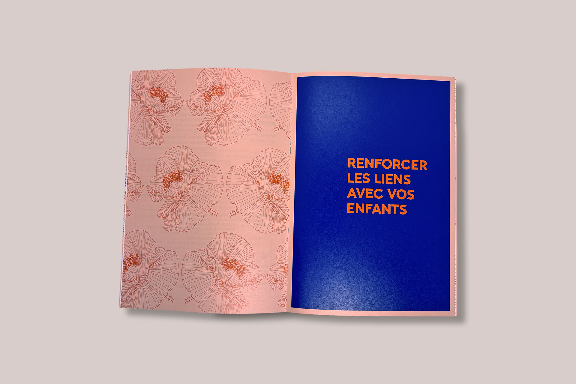 Brochure impression offset quadrichromie