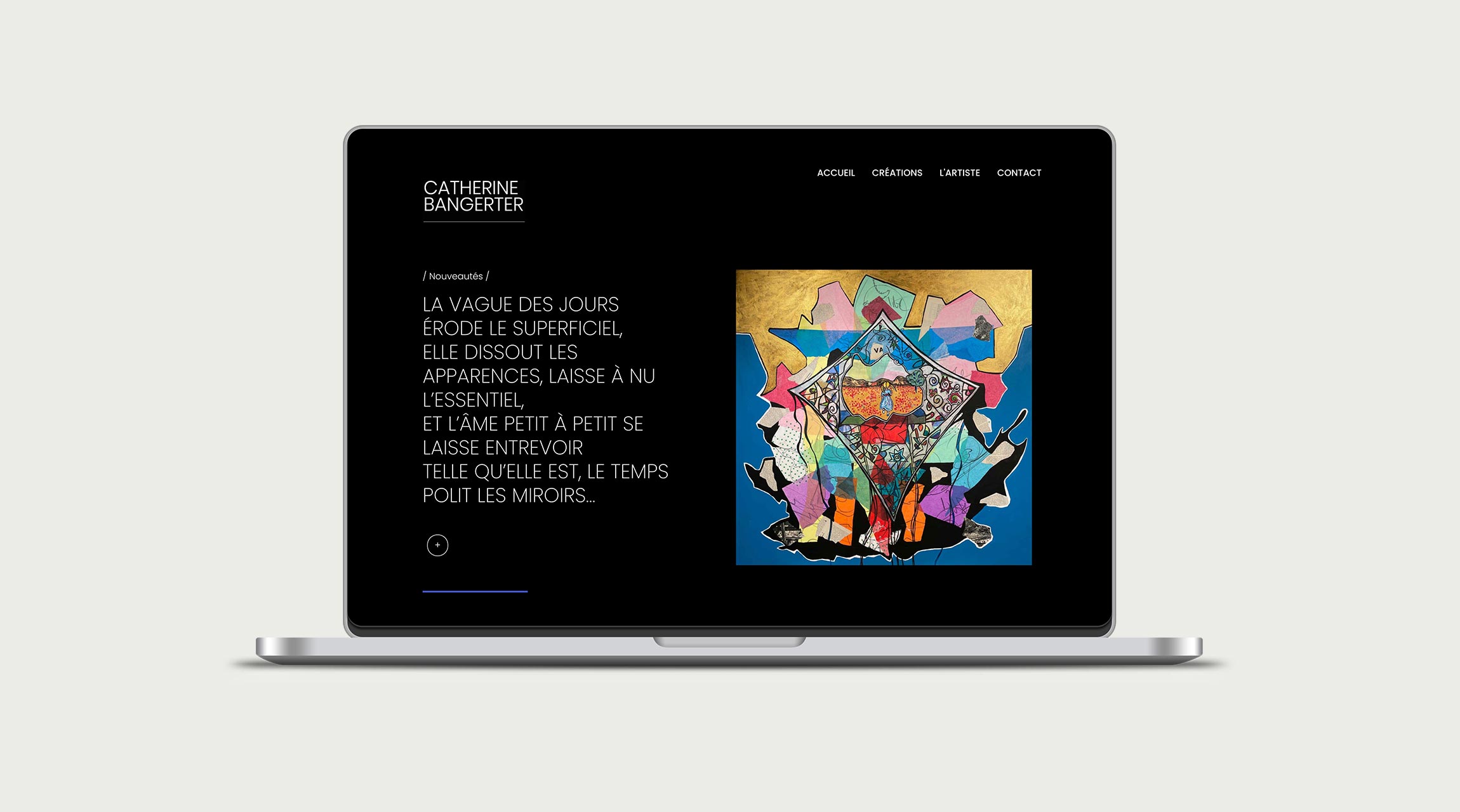 Site Internet Catherine Bangerter, artiste à Genève