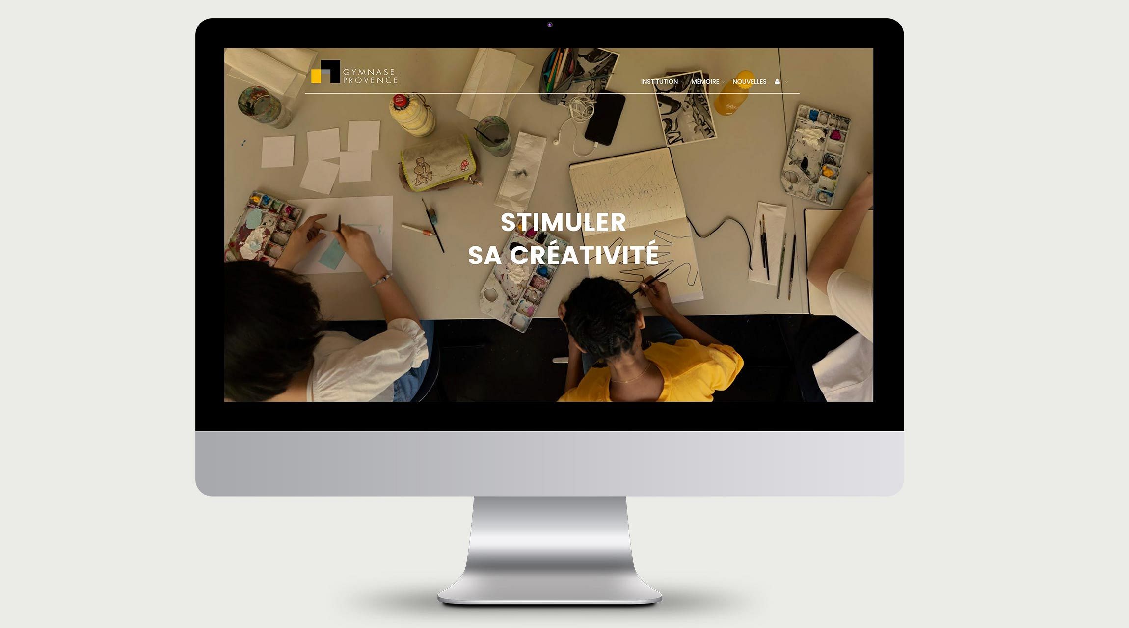 Site Internet pour le Gymnase Provence à Lausanne